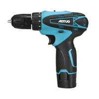 AOTUO 12V OEM, perceuse sans fil électrique multifonctionnelle de qualité industrielle, mini batterie lithium-ion 1300mAh rechargeable, kit de perceuse sans fil