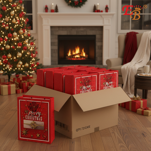 20 \ "X28.7 \" X7.5 \ "sacchetto regalo di Natale 72 pz/forniture per feste in cartone - Product Image 2