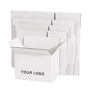 Caja de Cartón Corrugado Blanca Pequeña Personalizada para Envíos, Embalaje de Regalos, Materiales Reciclados, con Relieve y Forro de Esponja - Product Image 5