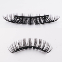 Yiernuo 3D 25mm Russian Volume Faux Mink Bulu Mata Palsu Vegan untuk Riasan Mata Bulu Mata Palsu Tebal