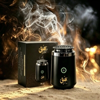 Brûleur d'encens électrique BK-27 et diffuseur d'aromathérapie à brume fine avec batterie intégrée, recharge USB, en métal, capacité 51-100 ml YS