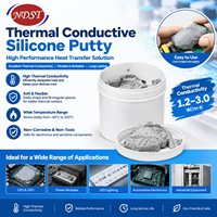 Pâte thermique conductrice en silicone blanche NDST 2W/m.K, mastic thermique, colle adhésive flexible, scellant liquide, refroidissement électronique