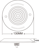 LanWol Fabrik DC12V 6W 10W IP68 RGB Farbige LED-Poolbeleuchtung Unterwasserlicht für Schwimmbad Spa-Center Hotel