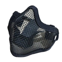 Masque de cyclisme tactique extérieur compatible avec casque, respirant et protecteur pour la pratique du sport et le cosplay