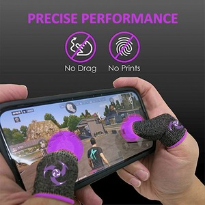 Fundas para Dedos de Juego de Fibra Plateada Diseñadas Específicamente para Deportes Electrónicos, Absorben el Sudor y Evitan Toques Accidentales. - Product Image 6