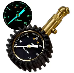 Beco Best Seller 60psi Tire Gauges For Car With Black Luminous Dial And Trucks Tires