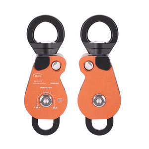 Chất Lượng Cao Hợp Kim Nhôm Leo Núi Đu Pully Nhôm Bánh Xe Cứu Hộ Ròng Rọc - Product Image 3