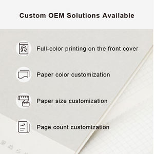 Paper Cover 8mm Ruled <b>Square</b>-Shaped Custom Plain Lined School <b>Notebook</b> Personalized - Product Image 5