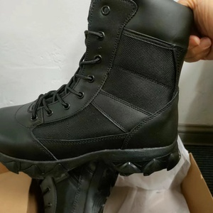 TSB12 High Quality Customized <b>Black</b> Outdoor <b>Working</b> <b>Boots</b> 1000D Oxford Fabric Sleeves with Side Zip - Product Image 3