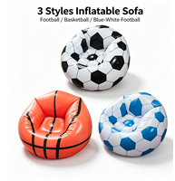 Canapé gonflable moderne et durable en PVC, style pouf pliable, siège portable pour chambre, salon, camping en extérieur