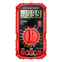 ANENG SZ308 untuk Multimeter Digital Portabel Ringkas Presisi Tinggi Multi-Fungsi Layar LCD Tanpa Baterai Perlindungan IP57