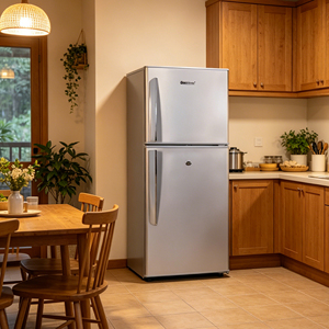 Réfrigérateur compact BCD-108 avec congélateur supérieur et réfrigérateur inférieur pour la maison - <span class=keywords><strong>En</strong></span> vente - Product Image 1