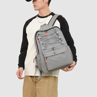 Mochila Simple, Moderna, de Alta Calidad, Duradera, Ligera, de Gran Capacidad, con Forro de Poliéster Suave y Portátil