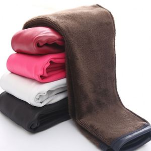 Pantalons en <span class=keywords><strong>cuir</strong></span> pour filles d'hiver, velours épais, <span class=keywords><strong>cuir</strong></span> PU, leggings pour enfants, pantalons crayon pour enfants, pantalons chauds pour bébé, pantalons slim - Product Image 5