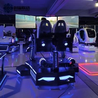 Vente en Gros Usine Simulateur de Mouvement Dynamique 3 Écrans Voiture de Course VR 3 DDL, Machine de Jeu 2 Places, Ensemble Console de Jeu