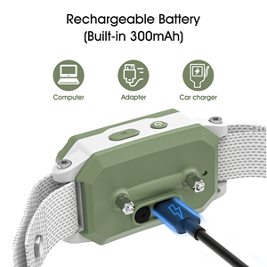 <span class=keywords><strong>Collier</strong></span> <span class=keywords><strong>anti</strong></span>-<span class=keywords><strong>aboiement</strong></span> intelligent rechargeable pour chien avec IA, dispositif de contrôle des aboiements par vibration et mode sans choc, étanche pour chiens - Product Image 2