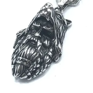 Retro-Viking-Mode Halskette Anhänger nordischer Werwolf Anhänger Herren Trend Punk Schmuck