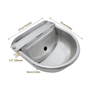 304 acier inoxydable vache bol d'eau potable épaissi flotteur vache cheval mouton bac à eau potable automatique bol d'eau potable - Product Image 6