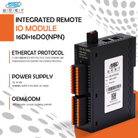 Módulo de E/S Distribuidas Ethernet/IP con Protocolo EtherCAT, 16DI 16DO 2*RJ45, Entrada y Salida Digital