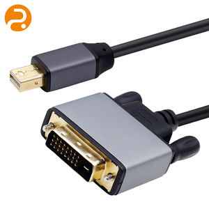 Кабель Mini DisplayPort-DVI-D 1080P Full HD с алюминиевой изоляцией и позолоченным адаптером для MacBook, Surface, мониторов и проекторов - Product Image 1