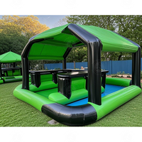 Barre flottante de catégorie marchande de PVC de Garden Party de barre gonflable extérieure de piscine avec la grande piscine pour des adultes