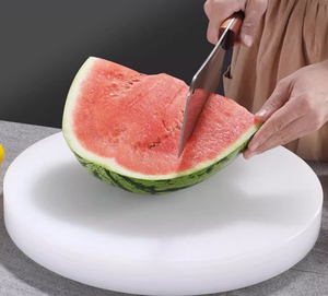 공장 가격 항균 HDPE 플라스틱 원형 1.5cm 두께 주방용 도마 과일 도마 항취 - Product Image 4