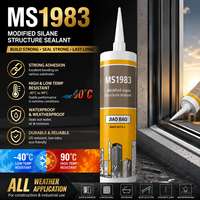Scellant MS pour la fixation des panneaux en cristal de carbone, adhésif polymère modifié au silane à haute adhérence, colle imperméable pour panneaux muraux
