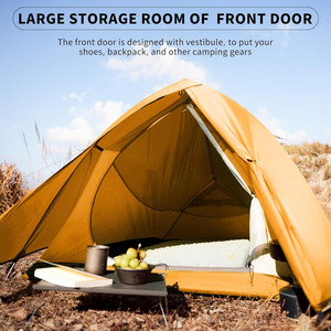 Carpa <span class=keywords><strong>para</strong></span> <span class=keywords><strong>2</strong></span> personas Carpa mochila ligera con huellas-Carpa <span class=keywords><strong>de</strong></span> pie ultraligera <span class=keywords><strong>para</strong></span> acampar Senderismo Mochila Carpa - Product Image 4