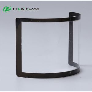 Custom Electric Tempered <b>Covering</b> Touch Glass for Display <b>Screen</b> with Anti-Uv High Light Transmittance 1mm Thickness Curve Shape - Product Image 3
