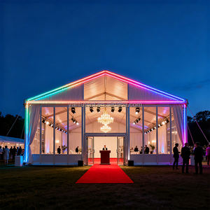 Carpa Resistente de PVC para Bodas, Fiestas, Banquetes al Aire Libre, Construcción Modular para las Cuatro Estaciones, Resistente a los Rayos UV, al Fuego y al Viento - Product Image 2