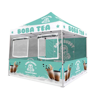 Carpa de Toldo Impresa Personalizada, Carpa Plegable para Exteriores con Toldo de Tela Oxford 600D con Ventanas y Puertas para Ferias Comerciales y Campamentos