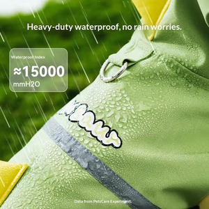 Luxury Classic Simple Sport Pet <b>Raincoat</b> with Dinosaur Animal Pattern Oxford Cloth & Polyester Washable for Dogs <b>Cats</b> - Product Image 3