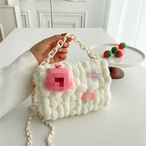 Kit <span class=keywords><strong>de</strong></span> fabricación <span class=keywords><strong>de</strong></span> bolsos hechos a mano DIY <span class=keywords><strong>para</strong></span> mujer, hilos acrílicos, materiales <span class=keywords><strong>de</strong></span> tejido, conjunto <span class=keywords><strong>de</strong></span> costura <span class=keywords><strong>de</strong></span> monedero hecho a mano - Product Image 6