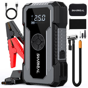 3 en 1 12V 2000a Batería de fosfato recargable portátil Arrancador de batería de coche y cilindro de bomba de aire - Product Image 1