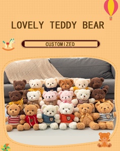 Orsetto di peluche premium morbido da 30 cm con maglione, in cotone PP, antistress, per San Valentino, vendita all'ingrosso diretta dalla fabbrica, alta qualità - Product Image 2