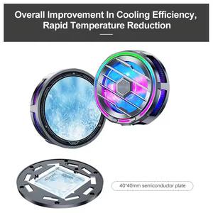 2024 X95 Frozen Design refroidisseur de téléphone portable diffusion en direct accessoire de technologie de semi-conducteur amélioration silencieuse du téléphone portable - Product Image 6
