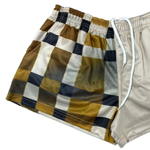 Short de rugby avec logo OEM imprimé en sublimation vente en gros de short de rugby personnalisé pour homme impression par sublimation - Product Image 4