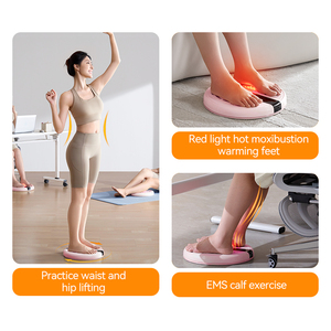 Electric Vibrating Foot Leg Massager with Timing Control <b>Rechargeable</b> Battery ems Red light <b>heating</b> fatigue relief massager - Product Image 5