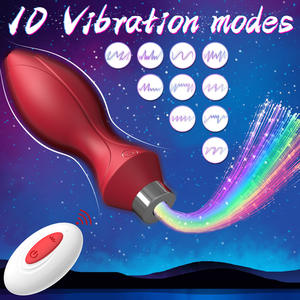 Draadloze Afstandsbediening Lichtgevende Anale Plug Vibrator Glow In Dark <span class=keywords><strong>Anal</strong></span> Dildo Vibrator Seksspeeltje Voor Vrouwen Meisje Vrouw - Product Image 4