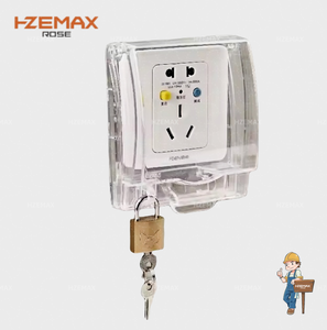 उच्च गुणवत्ता वाले वॉटरप्रूफ प्लास्टिक सॉकेट सुरक्षात्मक बॉक्स घरेलू लॉयोग्य दीवार स्विच सॉकेट कवर - Product Image 2