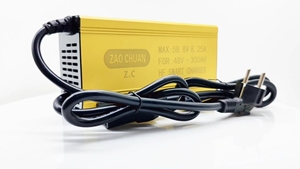 Caricabatterie Automatico 60V 12A per Batterie al Piombo-Acido, Caricatore Rapido per Veicoli Elettrici, Tricicli e <span class=keywords><strong>Auto</strong></span> a 3 Ruote - Product Image 3