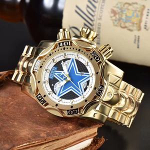 Penjualan laris jam tangan olahraga kejuaraan Quartz NFL desain klub sepak bola modis Dial besar 50mm mewah untuk perjalanan olahraga - Product Image 3