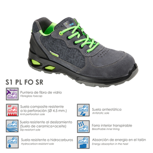 Scarpe Antinfortunistiche Maurer S1 Arlaz, Antiscivolo con Suola Composita e Resistenza agli Idrocarburi Taglia 44. - Product Image 2