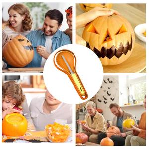 Wholesale Halloween Pumpkin Carving <b>Tool</b> Portable <b>Fruit</b> Whittling <b>Tools</b> Multifunctional Cutting Supplies for Kids and Adults - Product Image 6