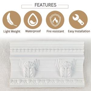 EverWall 2025 Nouveau design <span class=keywords><strong>Corniche</strong></span> de <span class=keywords><strong>plafond</strong></span> en polyuréthane <span class=keywords><strong>Corniche</strong></span> ronde décorative <span class=keywords><strong>pour</strong></span> salle de banquet - Product Image 6