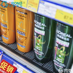 Cửa hàng tiện lợi tủ lạnh Cooler với nhựa trọng lực Con lăn Kệ trượt cán theo dõi kệ cho đồ uống <span class=keywords><strong>Rack</strong></span> hiển thị - Product Image 4