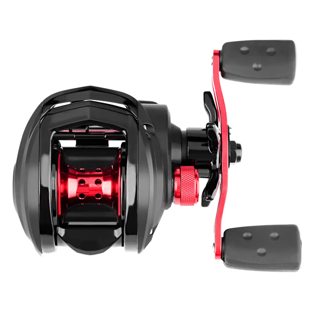 CASTSOON 204g Ultraleicht mit Metall-Doppel kipphebel 7,1: 1 High Gear Ratio Fishing Bait Casting Reel