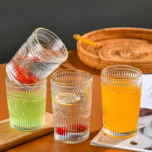 Chinese supplier Drinking glasses 300ml 380ml juices cups High quality Glass cup