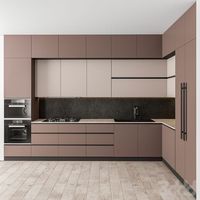 CBMMart Meubles de salle de cuisine pas cher haute brillance laque porte RTA Modulaire Designs modernes Armoire de cuisine Ensembles complets