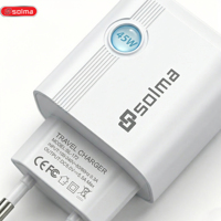 Pengisi Daya Cepat Dual Port KC CB CE Desain Keluarga Terbaru 2026 45W Pengisi Daya Super Cepat untuk Samsung Xiaomi iPhone